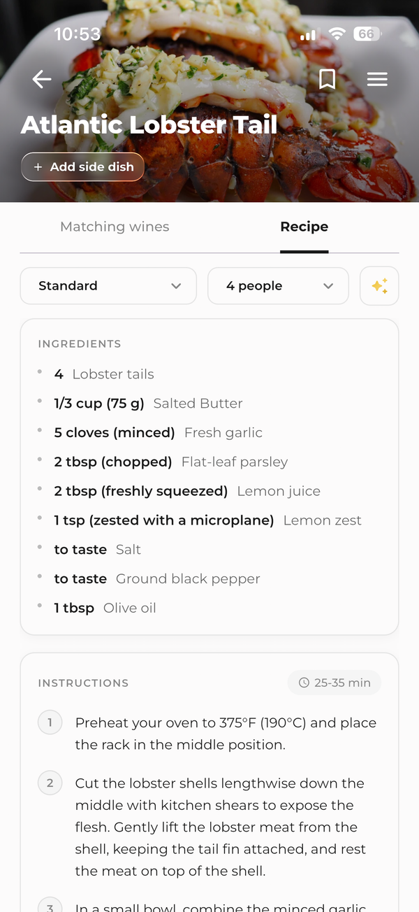 World-class recipes