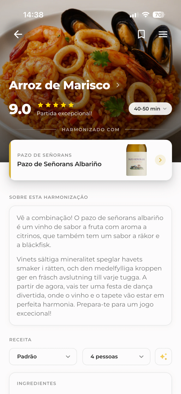 No restaurante