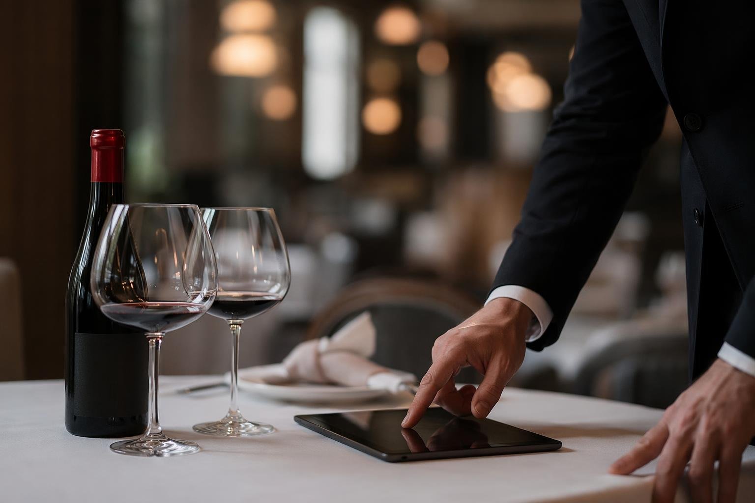Il software per carta dei vini che vende la bottiglia successiva
