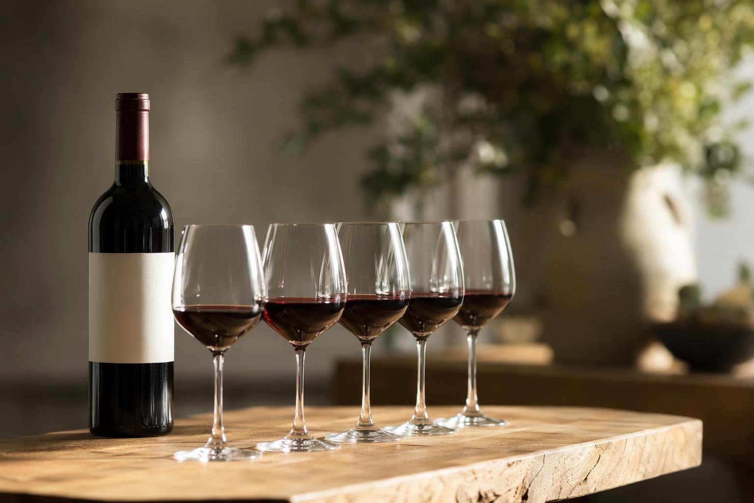 Wie viele Gläser sind in einer Flasche Wein?